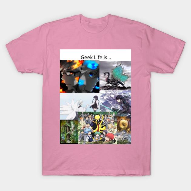 T Shirt Women Geek Life Is Harajuku Print Kawaii Tshirt Summer Short Sleeve Female T-Shirt Top Tee