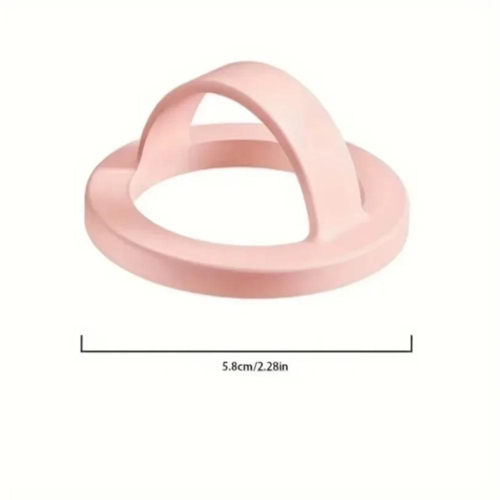 Magnetic Ring Clips - Silicone Material, 360° Rotating Magnetic Ring Holder Stand,Universal Finger Grip with Strong Attraction