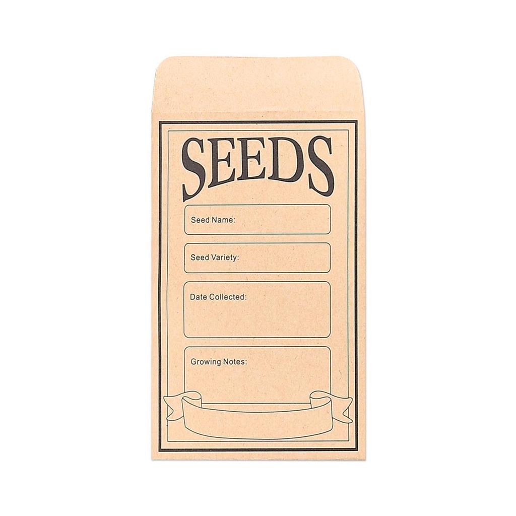 Rapeseed Sample Kraft Paper Self-Adhesive Lick-and-Stick Envelope Bag