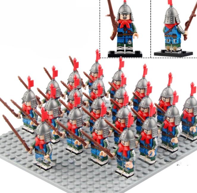 Spartan Warrior Toy Set: 21-Piece Roman Warrior Series for Kids