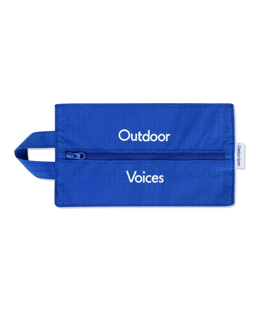Outdoor Voices Light Weight Nylon Pouch (Blue)