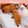 Soft Short Plush Capybara Cuddle Pillow Ideal For Sleepovers And Bedroom Decor 50cm And 90cm Sizes