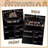 First Day and Last Day School Board Boho Back to School Sign School Chalkboard First Day Photo Prop Sign Rainbow 1st Day Chalk Board for Kids