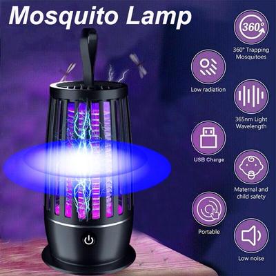 Electronic Mosquito Zapper for Indoor and Outdoor, Fly Zapper, 3600V UV Mosquito Lamp, Insect Killer for Home,Kitchen Backyard, Camping