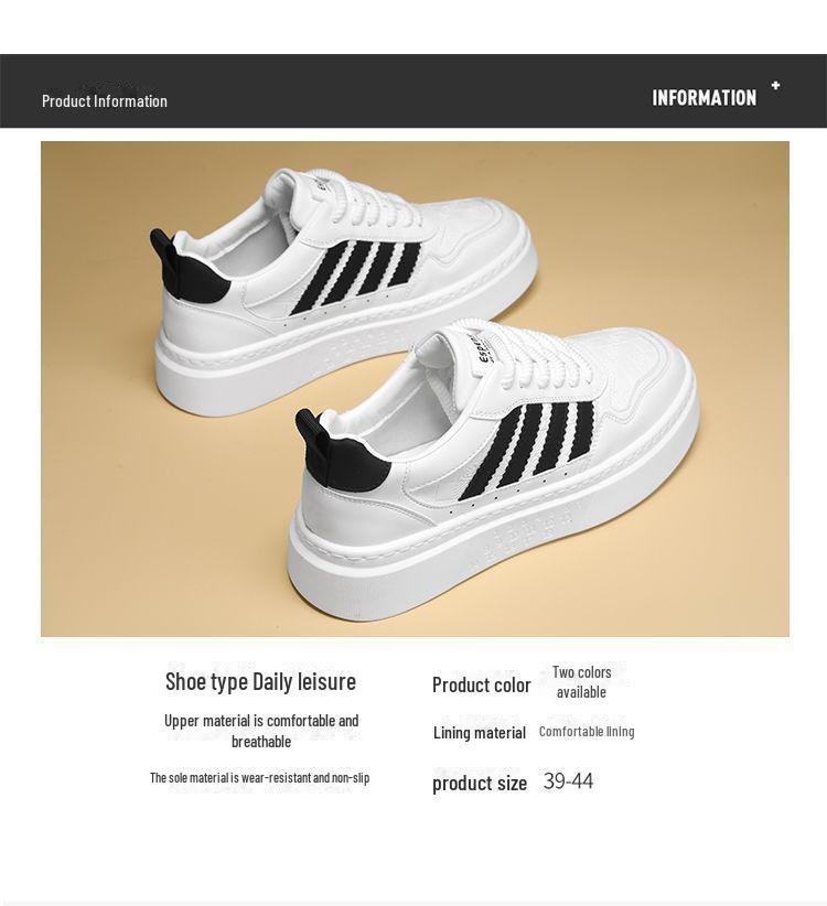 Adidași Casual de Toamnă Albi pentru Bărbați 2025: La modă, Respirabil, Tendință Sportivă Universală pentru Studenți