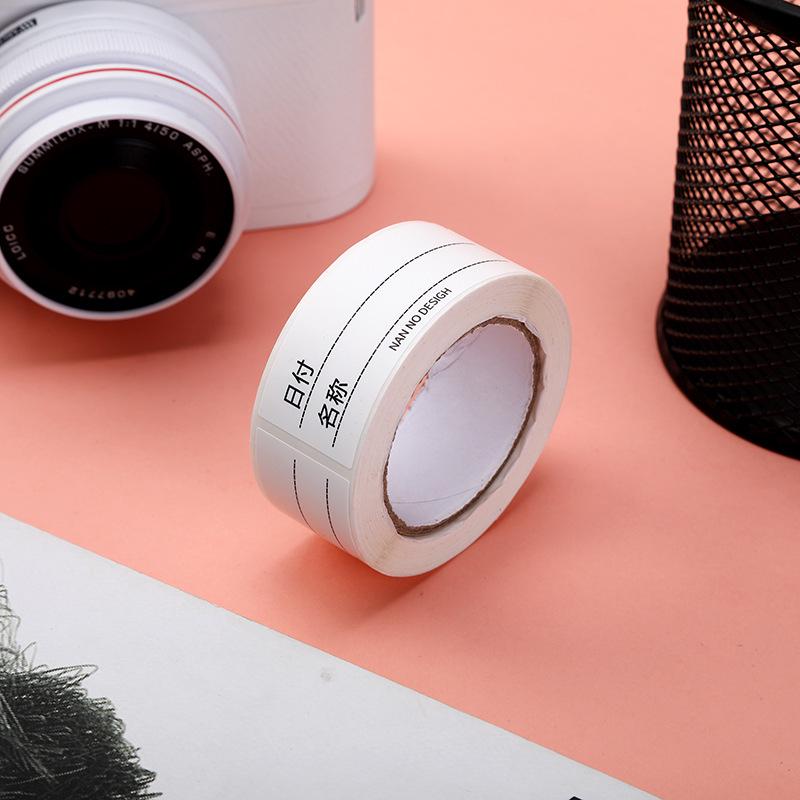 

Отрывные Водонепроницаемые Стикеры для Классификации Продуктов без Следов для Холодильника и Морозильной Камеры 100 stickers/roll