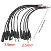 1Pcs 2/3/4Pins Mono Stereo AUX Connector 2.5mm/3.5mm DIY Audio Extension Wire  AUX Extension