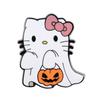 Fun Cartoon Animal Pumpkin Enamel Pin - Perfect Halloween Decoration & Gift for Backpacks or Clothing