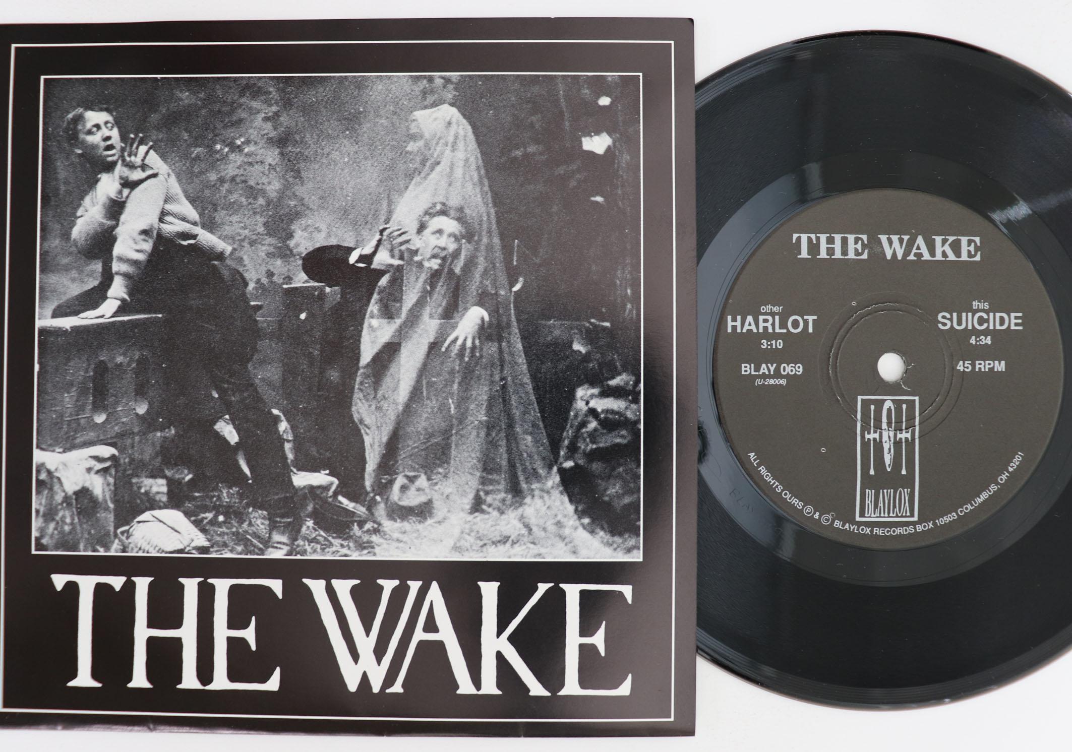 

7inch Record WAKE Harlot Suicide BLAY069 BLAYLOX 1990 US Rock Used