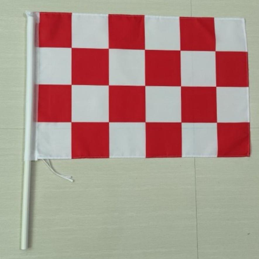 F1 Racing Zwart-Wit Schaakbord Vlag Banner - Rode & Witte Optie Beschikbaar