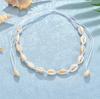 Boho Cute Conch Seashell Bracelet for Women Charm Summer Beach Shell Beaded Bangle Handmade Jewelry Accessories Female Gift
