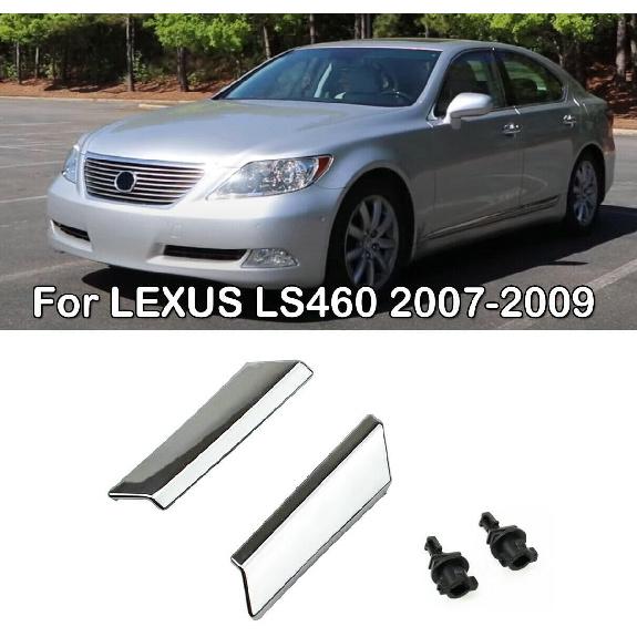 2Pcs/Set Headlight Washer Nozzle Cover For LEXUS LS460 2007 2008 2009 85208-50030 85207-50030