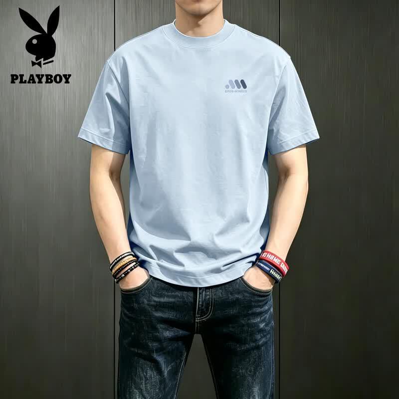 PLAYBOY Men's 2026 Summer Short Sleeve T-Shirt
