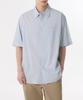 Relaxed Soft Poplin Short Sleeve Shirt [Sky Blue]