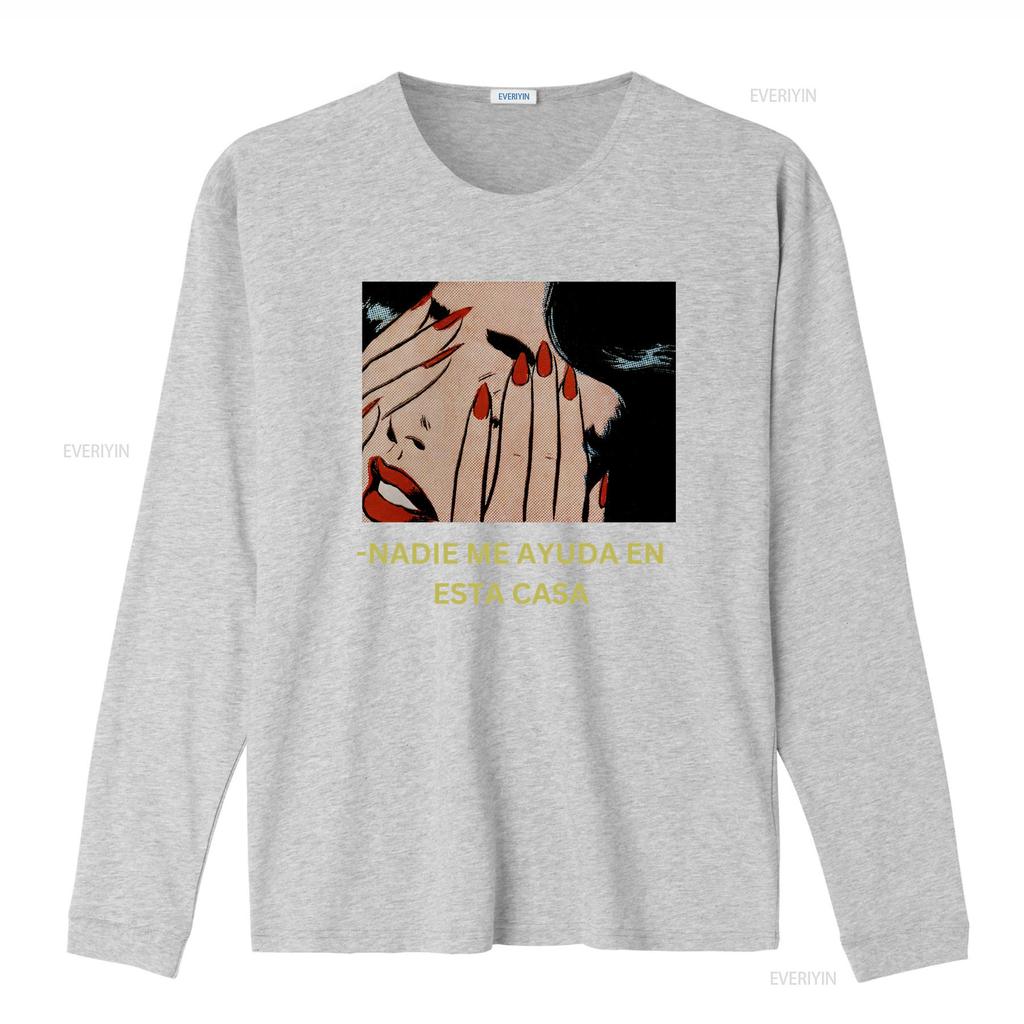 Nadie me ayuda en esta casa shirt madre for latina mom mothers day dia de las madres funny vintage Washed Unisex