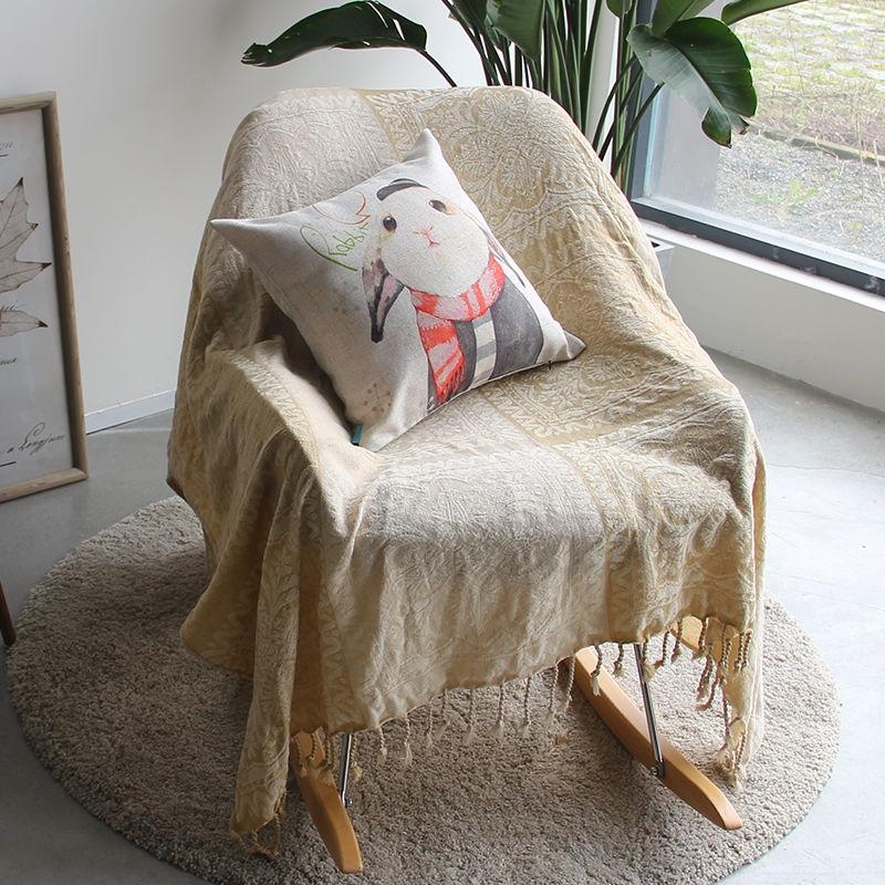 Multi-purpose Bohemian Plaid Blanket for Sofa Bed Cover Chic Decorative Blanket Boho Bedspread Sofa Cover Outdoor Picnic Blanket