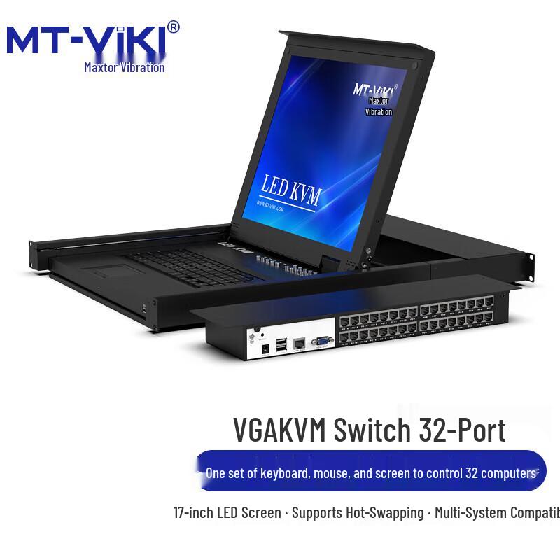 32-Port Rack-Mount KVM Switch