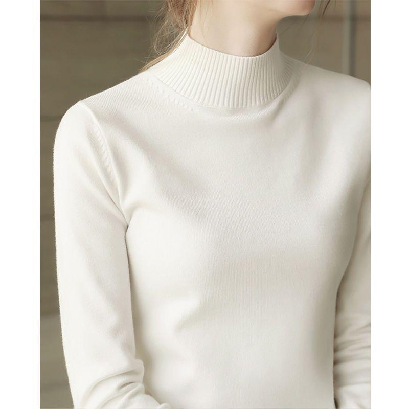 Dark Blue Contrasting Color Hollow Striped Women's Clothing New Small Crew Neck Loose Shirt Top Women