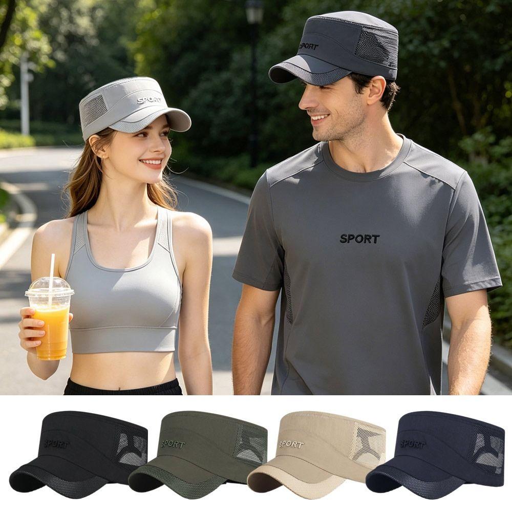 Fashion Anti-UV Fishing Hat Quick-drying Breathable Baseball Cap Casual Outdoor Sunscreen Peaked cap Men Women