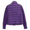 MONCLER [Good Condition] E20939455700 MAGLIONE TRICOT CARDIGAN Knit-switched down jacket Jacket M purpleUsed