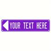Custom 40x10cm 2D Aluminum Sign – Durable Metal Wall Art for Home, Garden, Business, & Holidays