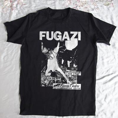 Fugazi Band Black Unisex TShirt Size S5XL Gift For Fans Unisex T-Shirt