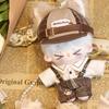 niannyyhouse 10cm, 15cm, 20cm Plush Clothes, Hat, Dress Shirt, Suspenders, Shawl, Vest, Leather Shoes, Vintage Detective Suit, Cotton Doll, Dress-Up A