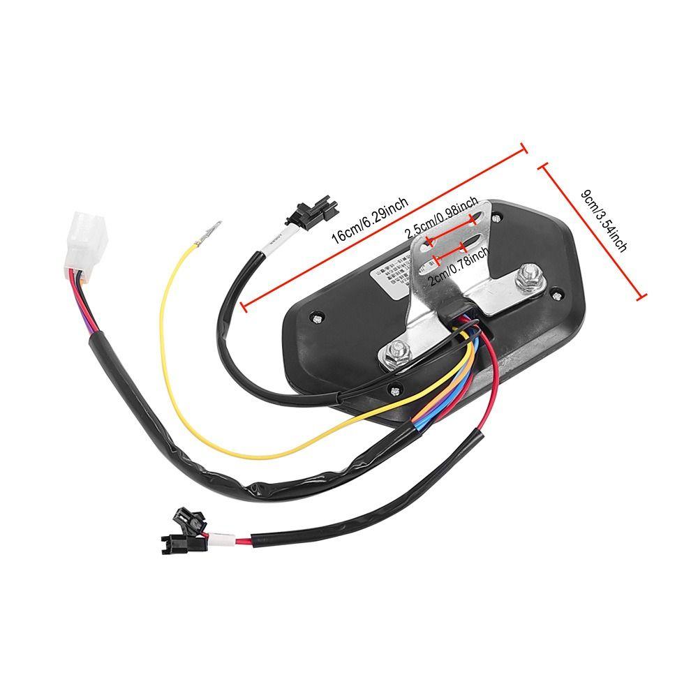 Digital Display Electric Scooter Dashboard Voltage Compatible LCD Display Meter  Vehicle Dashboard