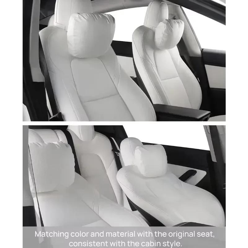 Suede Comfortable Headrest Neck Pillow For Tesla Highland Model 3/Y Model S Model X Accessories Car Neck Pillow for Traveling