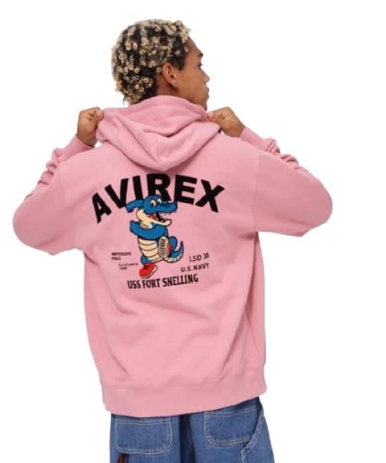 

Ограниченная коллекция USS FORT SNELLING ZIPUP HOODIE USS Fort Snelling Zip Up Hoodie XL 090 Pink [Avirex] WEB&DEPOT Men s 783-4231008
