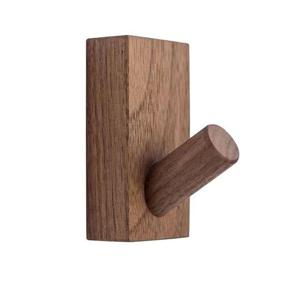 Sturdy Wall Hook Wood Bag Hook Durable Hat Hook