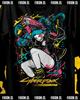 Kokushibo T-Shirt Demon Slayer Kimetsu No Yaiba Anime Manga Black Shirt All Size 100 Cotton
