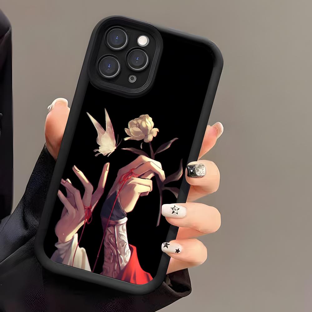 Heaven Officials Blessing Phone Case For IPhone 17 Air 16 E 15 14 Plus 13 12 11 Pro Max Black Sky Eye Stepped Protective Case