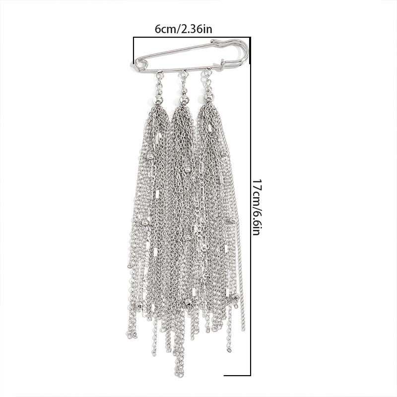 1 pièce Luxe discret Multi-fonctionnel Cadeaux Ensemble Alliage Gland Perlé Broche Gland Léger Boucle Fixe Exquise Élégance