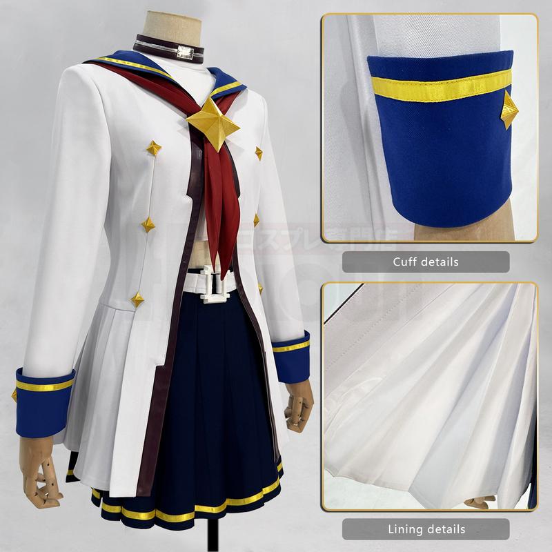 HOLOUN Derby Game Oguri Cap Cosplay Costume Halloween Convention Christmas Coat Skirt Top Belt