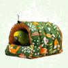 Fashion Pet Bird Parrot Cages Windproof Hammock Hut Tent Bed Hanging Cave