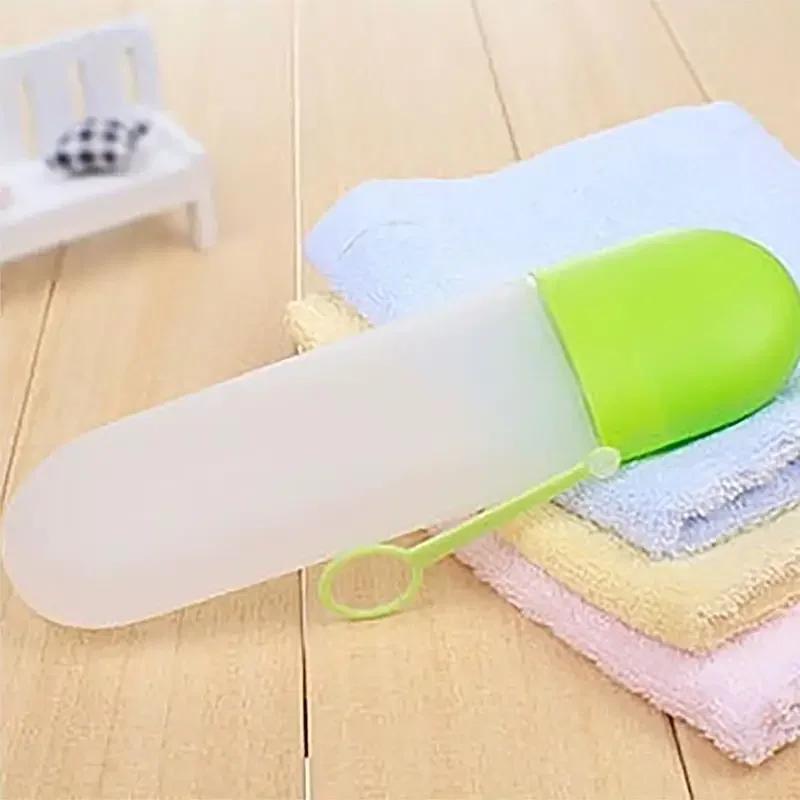 Portable Toothbrush Toothpaste Case Cover Holder, Hiking Camping Toothbrush Storage Box, Wash Cup, Cosmetic Capsule Case