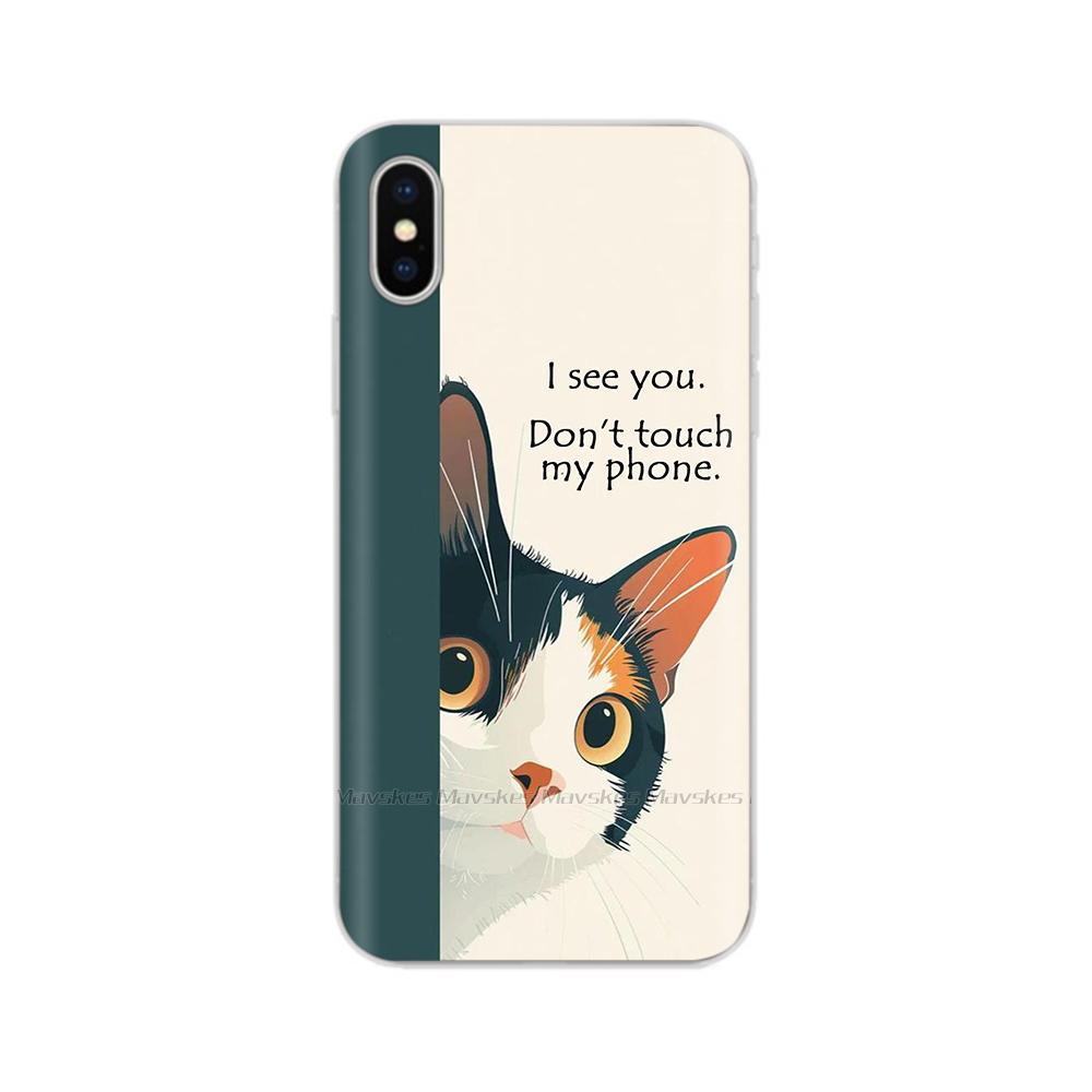 For iPhone X Case For iPhone Xs Case Fashion Soft Silicone Housing For iPhoneX Transparent Phone Back Covers Shell Flowers Coque