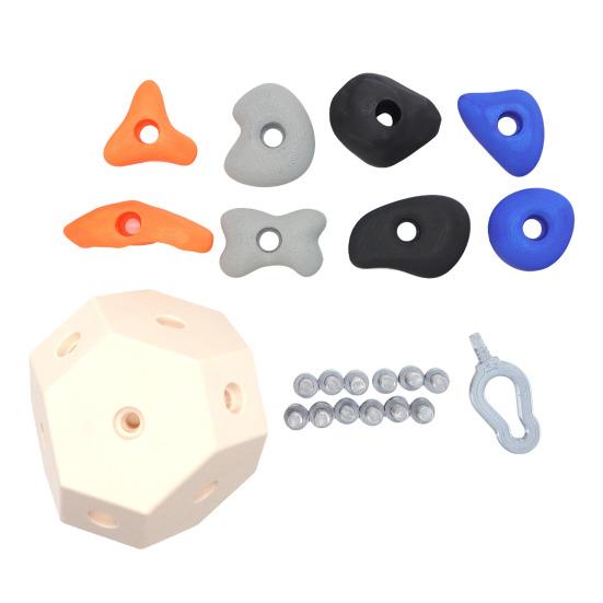 Handcrafted Boulder Block Finger Strength Precision Building 3D Rock Climbing Training Ball Climbing Simulation Boulder Rock Climbers Gift