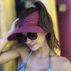 Spring Summer New Beach Sun Hat Empty Hat for Women Sun Protection Hat Hollow Top Cap for Girls High Elastic Outdoor Sports Hat