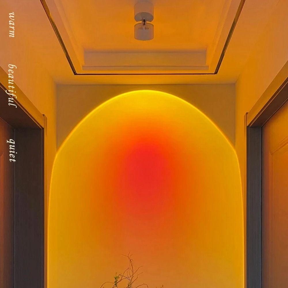 Foldable Ceiling Spot Lighting Luxury Led Down Lamp LED Sunset Lamp Sunset Spotlight Bedroom