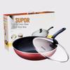 SUPOR 34cm Colorful Non-stick Wok with Frying Pan Features
