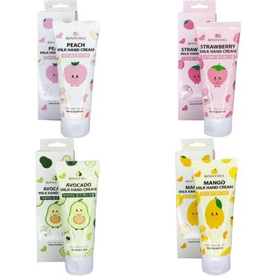 Strawberry Milk/ Mango/ Avocado/ Peach Hand Cream 100ml, Moisturizing, Korean Cosmetics, Kbeauty, Sample