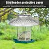 Plastic Protective Dome Cover for Hanging Birds Feeder Weatherproof Hummingbird Feeder Rain Guard Squirrel Baffle