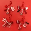 Ins Keychain Pendant Keychain Douyin Same Coke Bottle Bag Couple Pendant, Creative Small Gift