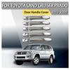 Abs Chrome Plated Silver Car Door Handle Cover For Toyota Land Cruiser Prado Fj120 2003 - 2009 Car Accessories Exterior Decorate