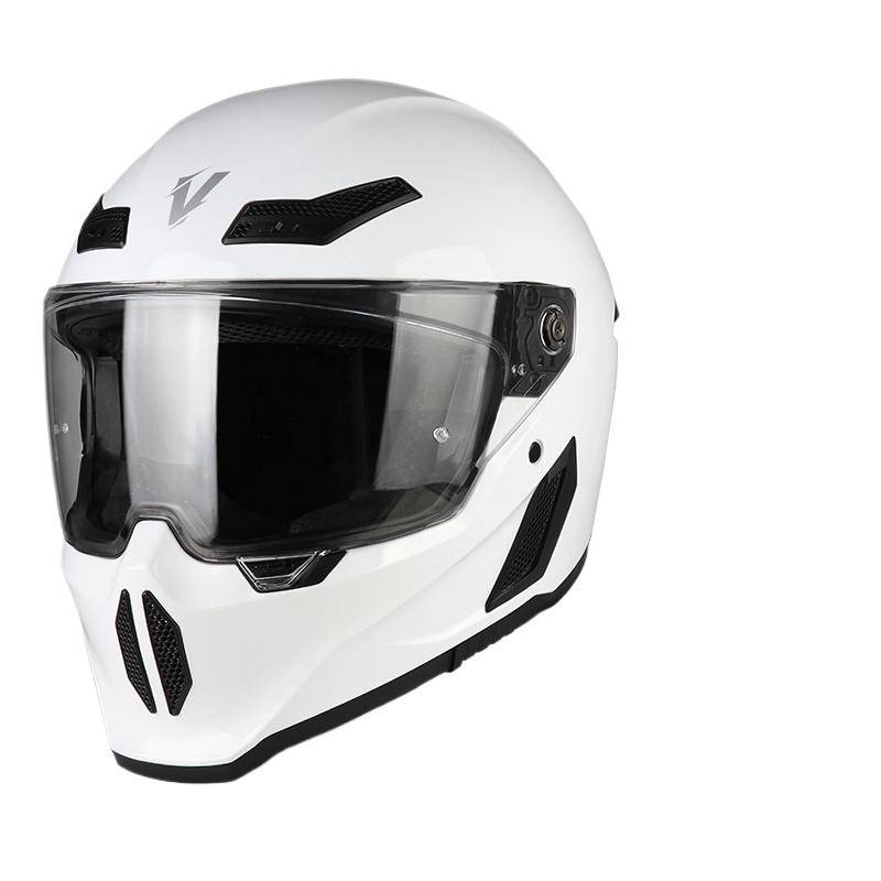 

Полностью закрытый мотоциклетный шлем для мужчин и женщин, подходящий для езды на электровелосипедах в любое время года, защитный шлем, мотоциклетный фулл XXL чёрный