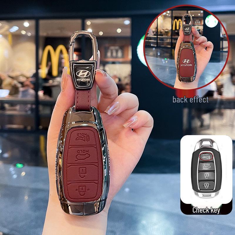 Kompatible Schlüsselhüllen für Hyundai: Festa, Elantra ix35, Tumi, ix25, Encino Modelle.