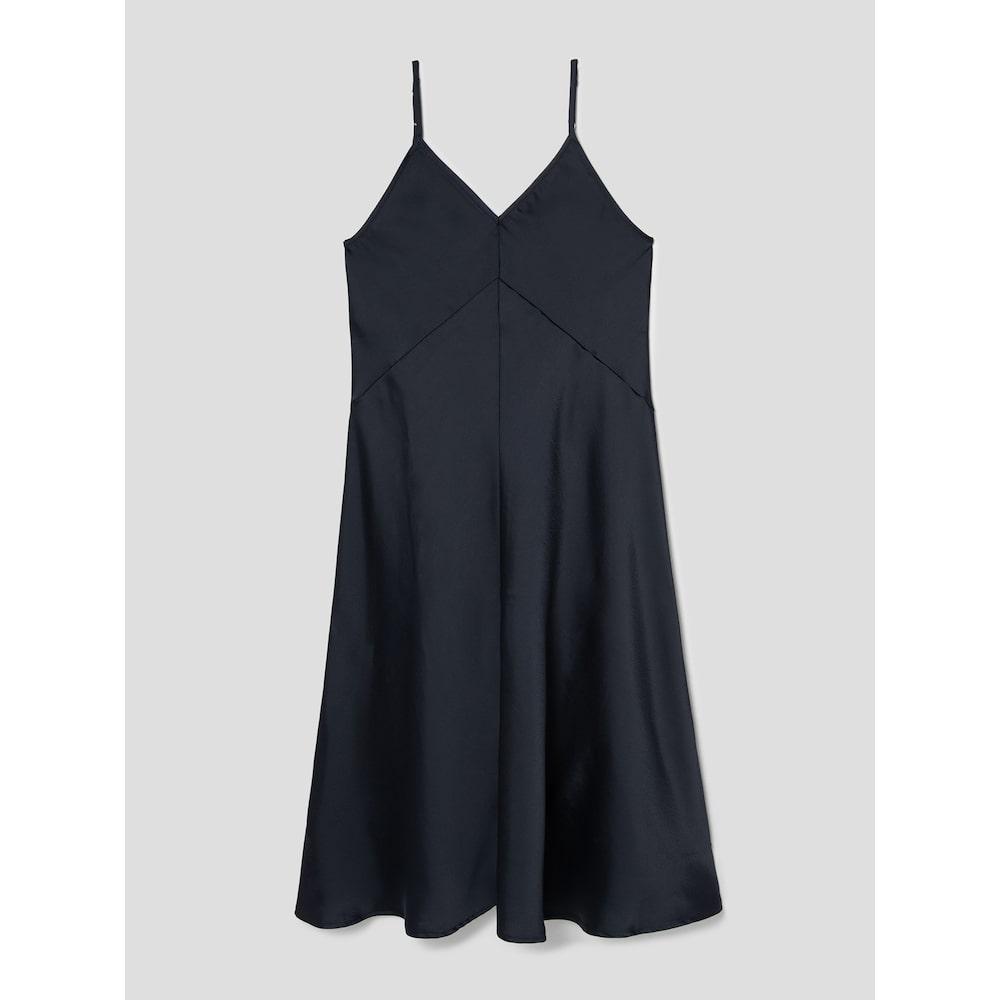 8SECONDS Satin Dress Navy (324971Ly1R)