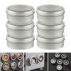 Magnetic Spice Jars Transparent Airtight Containers Seasoning Box with Wall Mount Board Kitchen